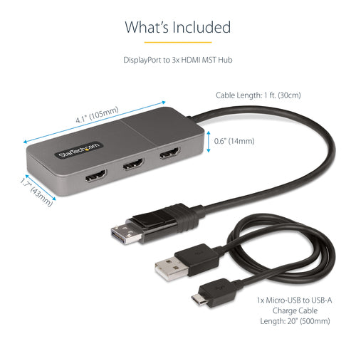 StarTech.com MST14DP123HD video cable adapter