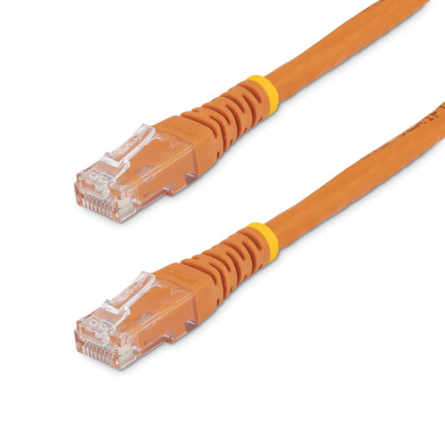 Ethernet Cable StarTech.com C6PATCH100OR 100ft CAT6 1Gbps 250MHz RJ45