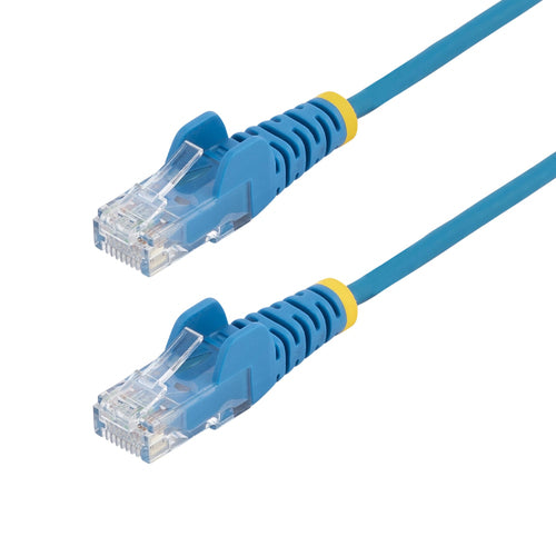 StarTech.com 5ft Slim CAT6 Ethernet Cable Snagless 100W PoE Blue