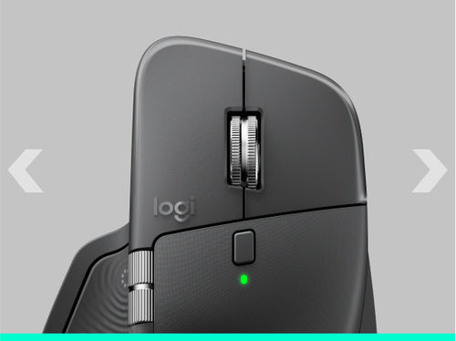 Mouse Logitech MX Master 4 8000 DPI Wireless Bluetooth Right-Hand Graphite - 910-007617