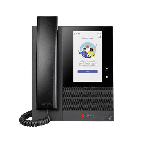 HP Poly CCX 400 Business Media Phone for Microsoft Teams and PoE-enabled IP phone