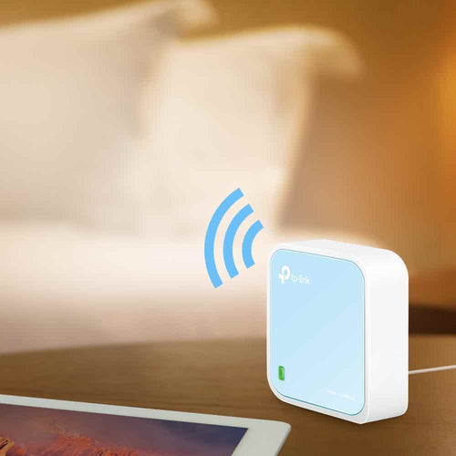 Wireless Router TP-Link TL-WR802N Wi-Fi 4 2.4GHz Portable Ethernet LAN