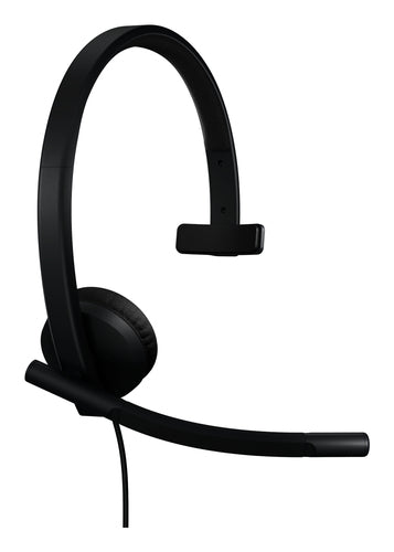 Headset Logitech H570e Wired Office Call Center Black - 981-001426