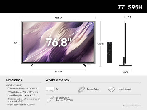 Samsung QN77S95HAFXZA TV