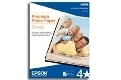 Epson Premium Photo Paper Glossy Borderless 8 x 10" 20 Sheets