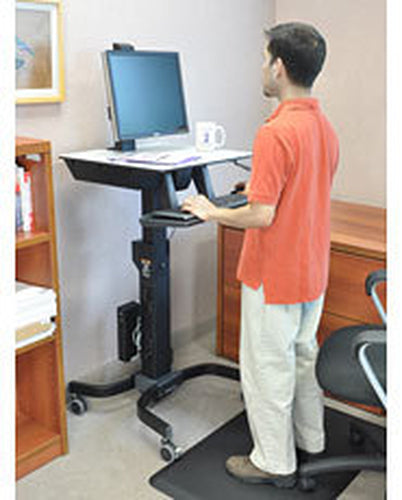 Ergotron WorkFit-C, Single HD Sit-Stand Workstation