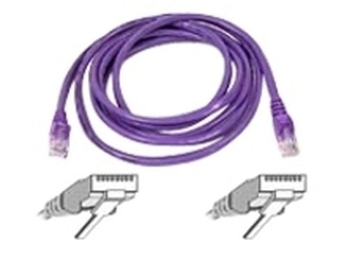 Belkin 900 Series Cat. 6 UTP Patch Cable 10ft Purple networking cable