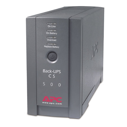 0.5 kVA APC BK500BLK Line-Interactive Sine Wave UPS 300W