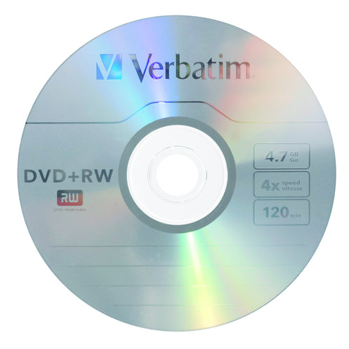 DVD+RW Verbatim DataLifePlus 4.7GB 10-Pack Jewel Case