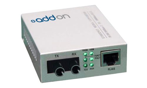 AddOn Networks 1000Base-TX(RJ45) to 1000Base-SX(ST), 850nm network media converter