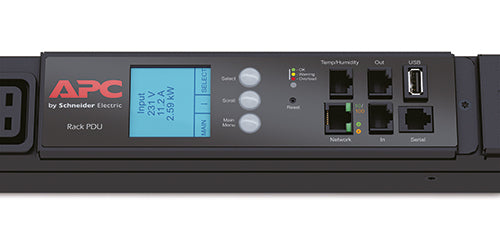 Power Distribution Unit APC AP8888 Metered 0U Horizontal Vertical Black 42 AC Outlets LCD