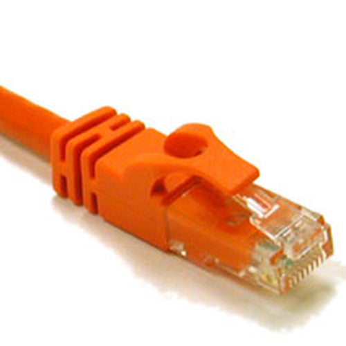C2G 14ft Cat6 550MHz Snagless Patch Cable Orange networking cable