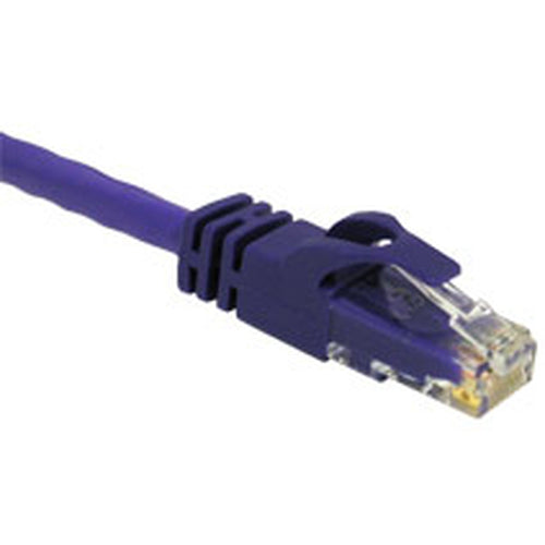 C2G 100ft Cat6 550MHz Snagless Patch Cable Purple networking cable