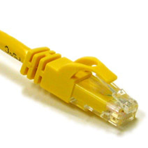 Cat6 Networking Cable 5ft 550MHz Snagless Yellow Patch Cable