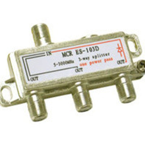 Network Splitter C2G 3-Way High-Frequency Silver 136g