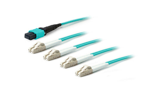 AddOn Networks MPO to 4 x LC, 20m InfiniBand/fibre optic cable