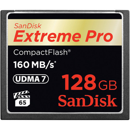 CompactFlash SanDisk 128GB Extreme Pro 160MB/s 150MB/s - SDCFXPS-128G-X46