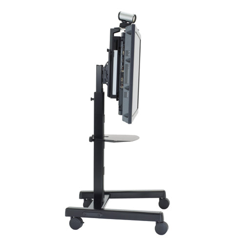 Chief PFCUB-G Multimedia Cart - 42" Flat Panel, Black/Silver, Heavy-Duty