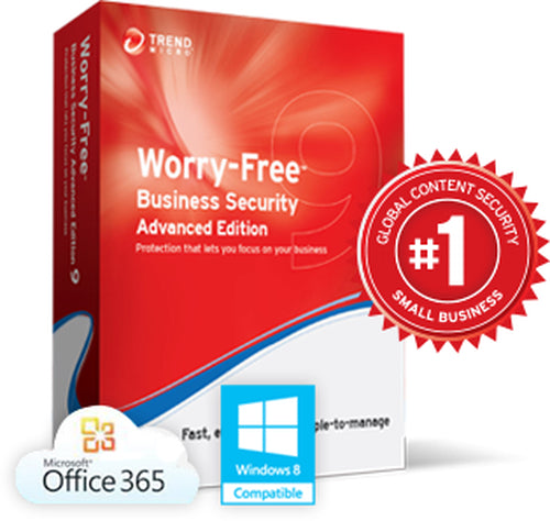 Business Security Software Trend Micro Worry-Free Advanced 1 Year Subscription