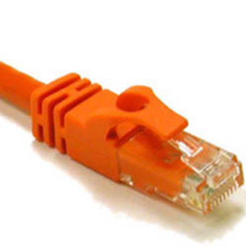 Cat6 Crossover Networking Cable 7ft 550MHz Snagless Orange