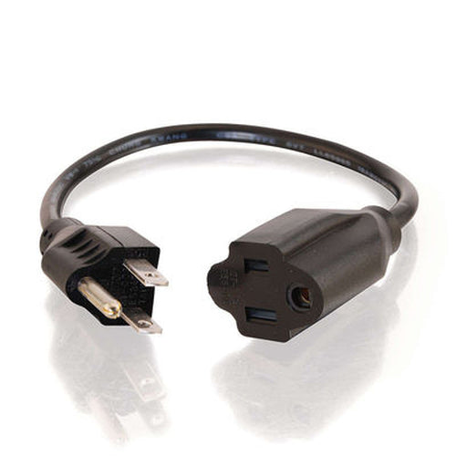 C2G 6ft Outlet Saver 18 AWG Power Extension Cord