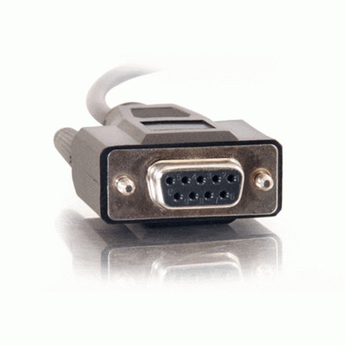C2G 10ft DB9 F/F Cable - Black serial cable