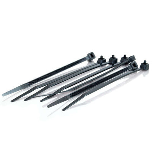 C2G 11.5in Cable Ties - Black 100pk cable tie