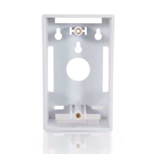 C2G Single Gang Wall Box Ivory