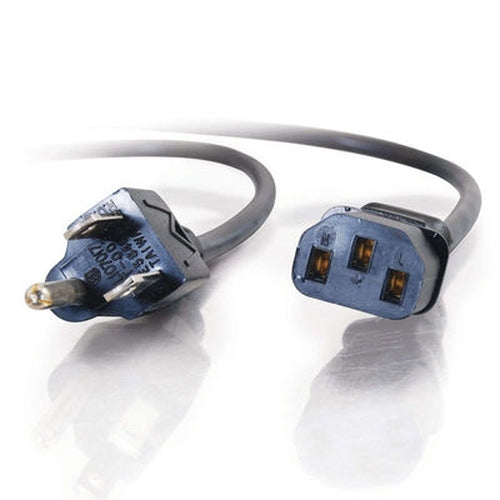 C2G 2ft Universal 16 AWG Power Cord (IEC320C13 -> NEMA 5-15P)