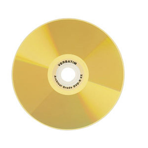 Verbatim UltraLife™ Gold Archival Grade DVD-R 4.7GB 8X 50pk Spindle
