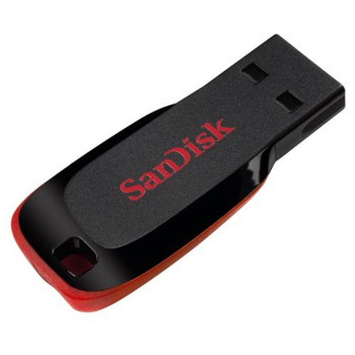 USB Flash Drive SanDisk Cruzer Blade 64GB USB 2.0 Type-A Capless - SDCZ50-064G-B35