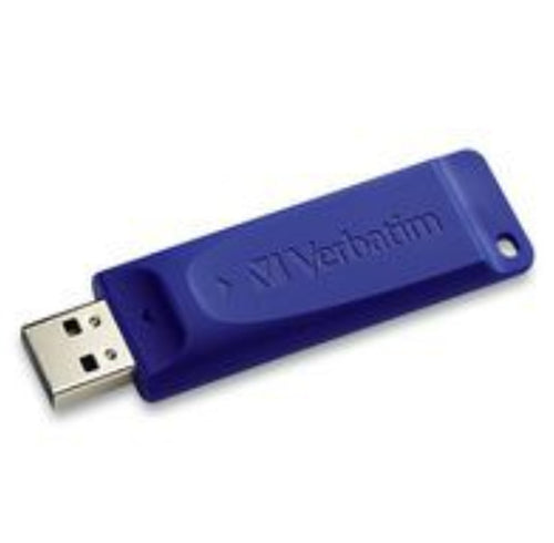 USB Flash Drive Verbatim 128GB Capless USB 2.0 Type-A Blue