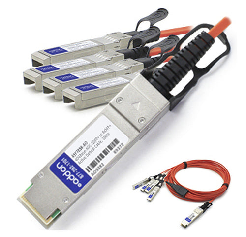 AddOn Networks 2m QSFP+ - 4xSFP+ InfiniBand/fibre optic cable