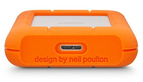 External Hard Drive LaCie Rugged Mini 4TB 3.2 Gen 1 5400 RPM Orange - LAC9000633