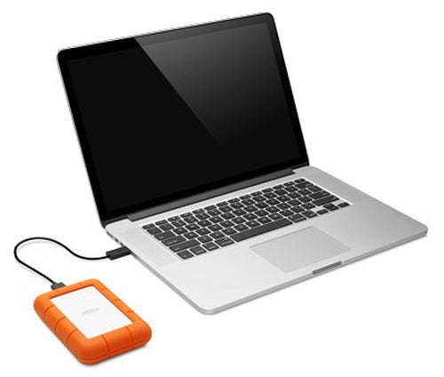 External Hard Drive LaCie Rugged Mini 4TB 3.2 Gen 1 5400 RPM Orange - LAC9000633