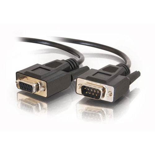 C2G 3ft DB9 M/F Extension Cable - Black serial cable