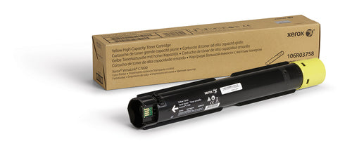 Toner Cartridge Xerox VersaLink C7000 Yellow High Capacity 10100 Pages - 106R03758