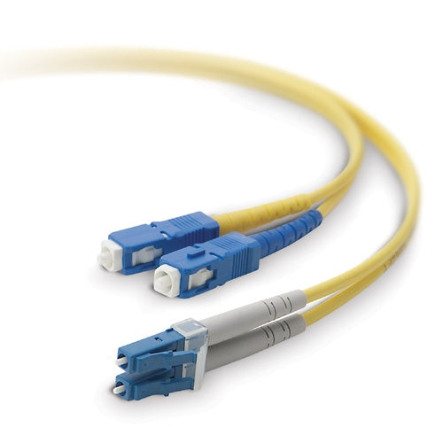 Fiber Optic Cable Belkin 10m LC SC High-Speed Data Transmission