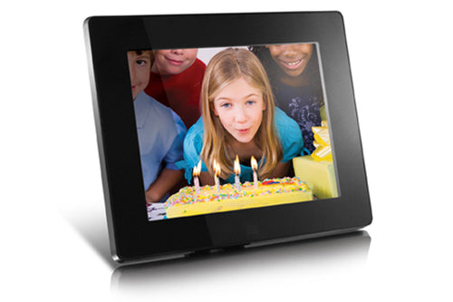Digital Photo Frame 8 Inch Aluratek 800x600 LCD 512MB SD Card Support