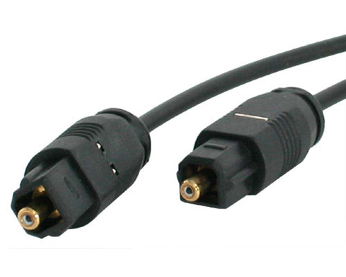 Digital Audio Cable StarTech.com Thin Toslink 6 ft Male to Male Black