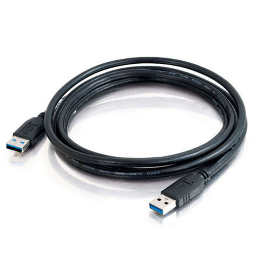 USB Cable C2G 54172 3-Meter Male to Male Black Connector