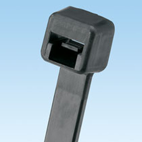 Panduit , 7.4"L (188mm), Standard, Weather Resistant, Black, 100pc cable tie